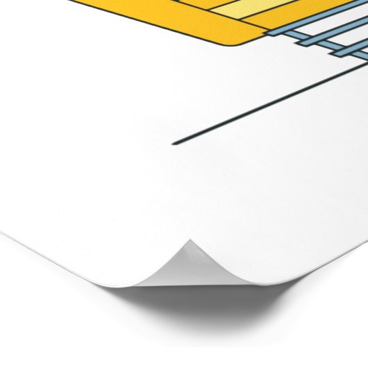 Poster Camper-remorque (Coin)