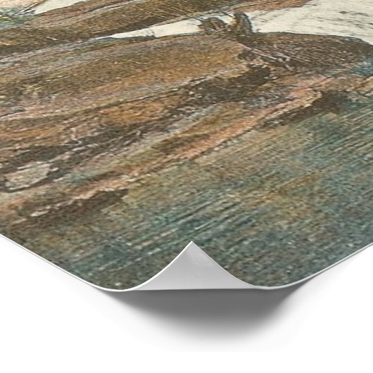 Poster Camperdown Matte Canvas Print (Coin)