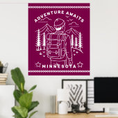 Poster campeur (Bureau à domicile)