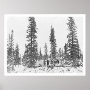 Poster Campeurs du cercle arctique 1919