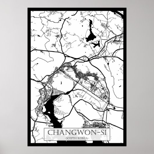 Poster Campinas Brazil City Map (Devant)