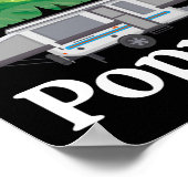 Poster Camping Allons Faire Poppin' Pop Up Camper Retro (Coin)