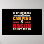 Poster Camping Amoureux Si Cela Implique Le Camping (Devant)