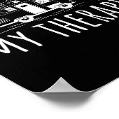 Poster Camping Caravan My Therapist  (Coin)