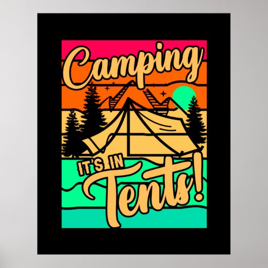 Poster Camping C'est à Tentes-43432 (Devant)