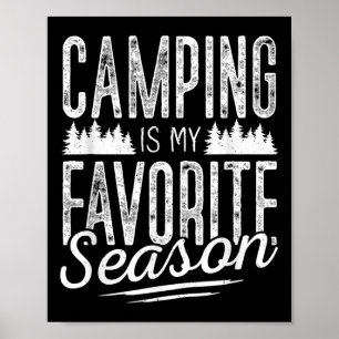 Poster Camping Chemise Hommes Enfants Camper Rv Camping V