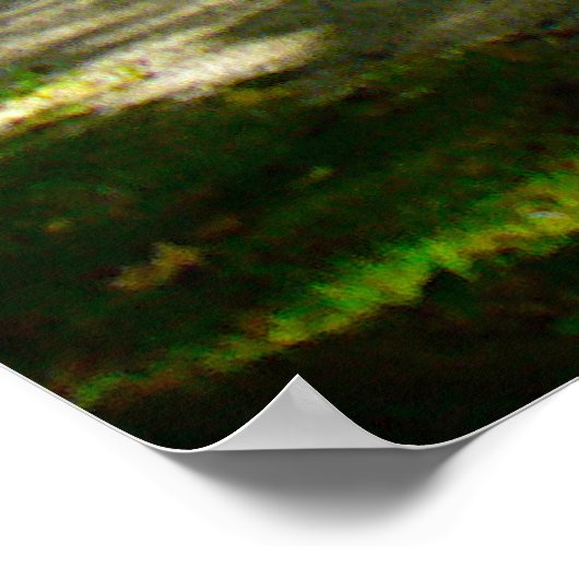 Poster Camping dans un Cabine A-Frame (Coin)