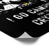 Poster Camping pour les cryptides Bigfoot Mothman Alien S (Coin)