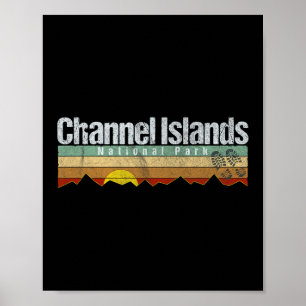 Poster Camping Randonnée Channel Islands National Park