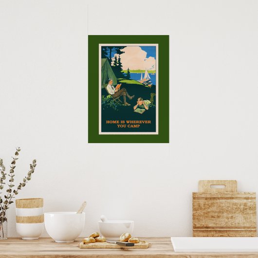  Poster Camping Site (Keuken)