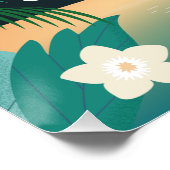 Poster Camping tropical Vente d'été Annonces d'affaires (Coin)