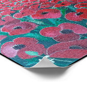 Poster Campo de Amapolas Peinture d'Alfred Fox (Coin)