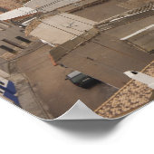 Poster Campo de Criptana, antique moulins à vent La Manch (Coin)