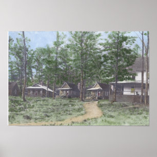 Poster Camps d'étang d'Austin