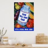 Poster Can All You Can — Bordure (Cuisine)