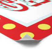 Poster Can Tooth Signer Carnaval Cirque Anniversaire BL (Coin)