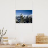 Poster Canada, Alberta, Banff. Vues de la vallée de Bow (Cuisine)