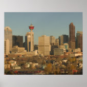 Poster Canada, Alberta, Calgary : City Skyline à partir d (Devant)