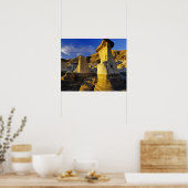 Poster Canada, Alberta, Drumheller. Hoodoos. (Cuisine)
