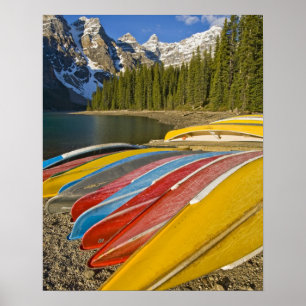 Poster Canada, Alberta, parc national de Banff, Moraine