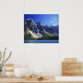 Poster Canada, Alberta, parc national de Banff, Moraine (Cuisine)