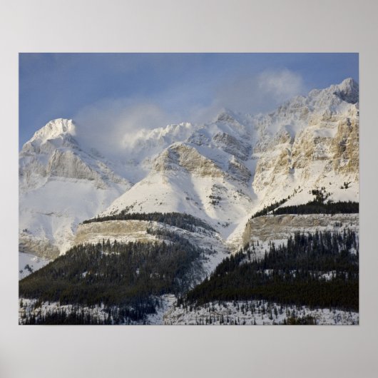 Poster Canada, Alberta, parc national de Banff. Vue de (Devant)