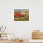 Poster Canada, Alberta, Pincher Creek : Red Barn & Ranch (Cuisine)