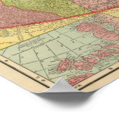 Poster Canada avec chemins de fer (Coin)