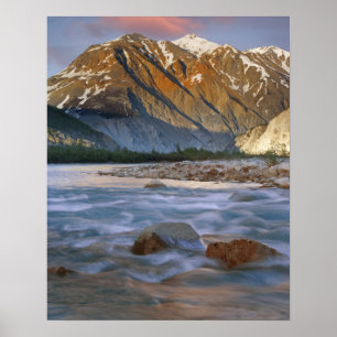 Poster Canada, Colombie-Britannique, vallée de la rivière