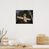 Poster Canada, Colombie-Britannique, Vancouver. natif (Cuisine)