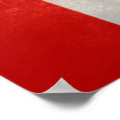 Poster Canada; drapeau canadien (Coin)