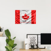 Poster CANADA D'un océan à l'autre (Bureau à domicile)
