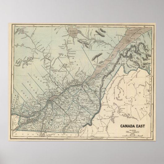Poster Canada Est (Devant)