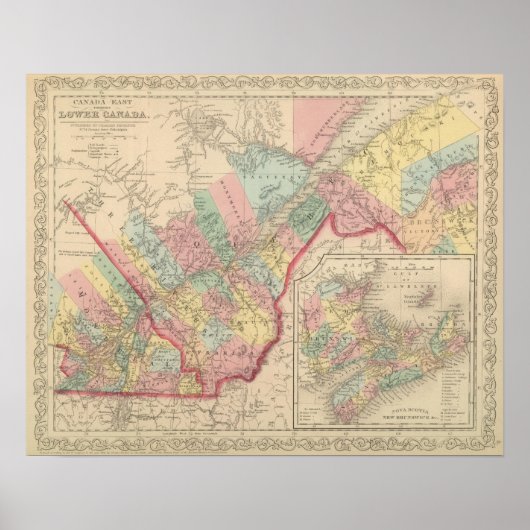 Poster Canada Est (Devant)