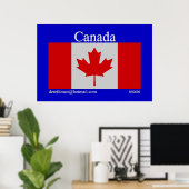 Poster Canada (imprimé) (Bureau à domicile)