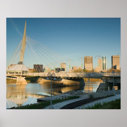 Poster CANADA, Manitoba, Winnipeg : Esplanade Riel (Devant)