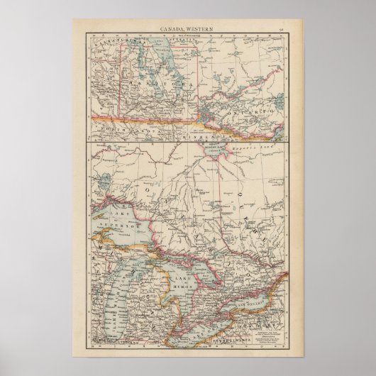 Poster Canada Ouest (Devant)