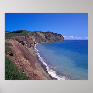Poster Canada, Québec, Îles de la Madeleine, Cap Alright