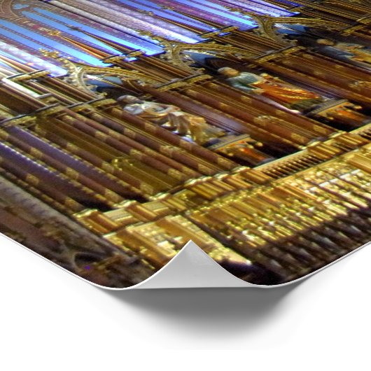 Poster Canada, Québec, Montréal. Intérieur de Notre 2 (Coin)