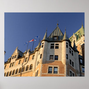 Poster Canada, Québec, Québec. Château Fairmont
