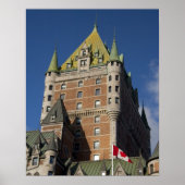 Poster Canada, Québec, Québec. Château Fairmont (Devant)