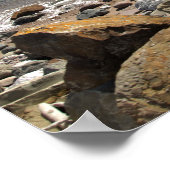 Poster Canada, Québec. VIA Rail Canada train (Coin)