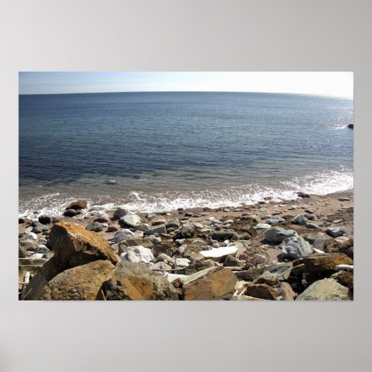 Poster Canada, Québec. VIA Rail Canada train (Devant)