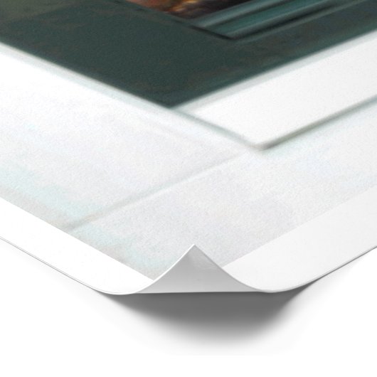 Poster Canada Rocheuses Vue Fenêtre Faux (Coin)