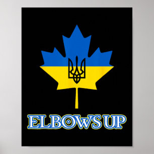 Poster Canada soutient l'Ukraine en donnant un coup de co