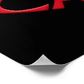 Poster Canada Souvenir Feuille d'érable du Canada  (Coin)