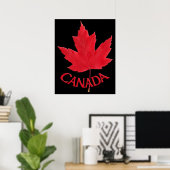 Poster Canada Souvenir Feuille d'érable du Canada  (Bureau à domicile)