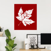 Poster Canada Souvenir Feuille d'érable du Canada  (Bureau à domicile)