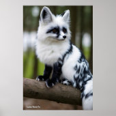 Poster Canadian Marble Fox  (Devant)
