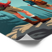 Poster Canadian Rockies: A Retro Escape (Coin)